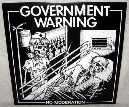 GOVERNMENT WARNING "No Moderation" LP (GM) Green Vinyl